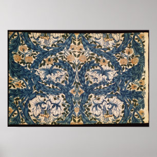 African Marigold' design, 1876 Poster