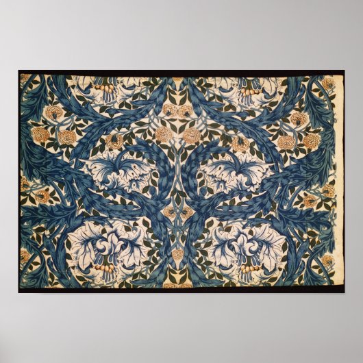 African Marigold' design, 1876 Poster (Voorkant)