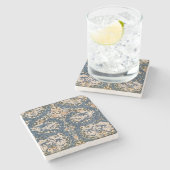 African Marigold' design, 1876 Stenen Onderzetter (Zijkant)