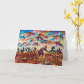 African Marketplace II Note Kaart (Gele Bloem)