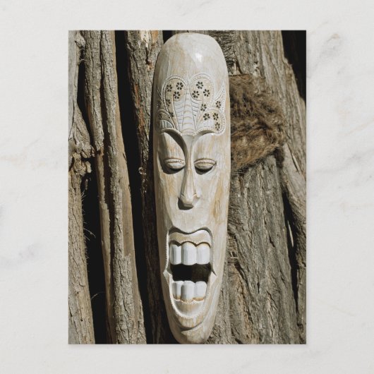 African Mask Briefkaart (Voorkant)