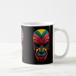 African Mask Coffee Mok