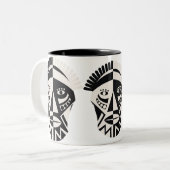 African Mask Mokken (Voorkant links)