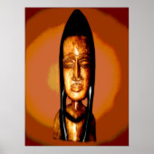 AFRICAN MASK POSTER (Voorkant)