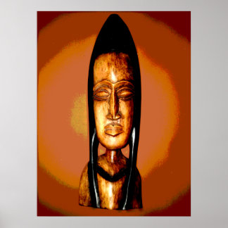 AFRICAN MASK POSTER