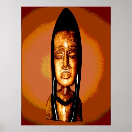 AFRICAN MASK POSTER (Voorkant)