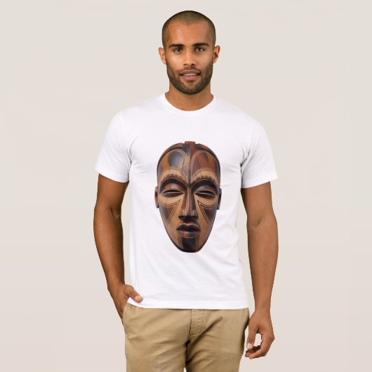 AFRICAN MASK  T-SHIRT (Voorkant volledig)