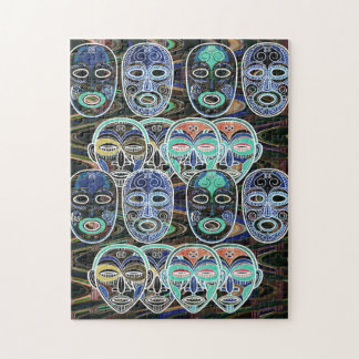 African Masks V1 Legpuzzel
