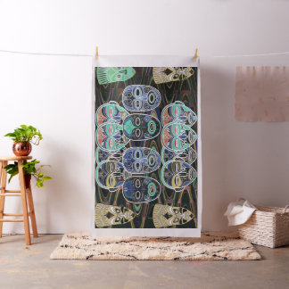 African Masks V1 Stof