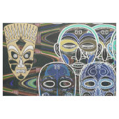 African Masks V1 Stof (Fat Quarter)