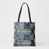 African Masks V1 Tote Bag (Voorkant)