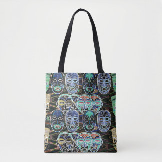 African Masks V1 Tote Bag