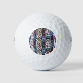 African Masks V2 Golfballen