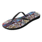 African Masks V2 Teenslippers (Schuin)