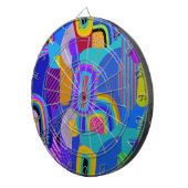 African Maximalist Landscape Map Dartbord (Voorkant Rechts)