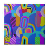 African Maximalist Landscape Map Tegeltje (Voorkant)