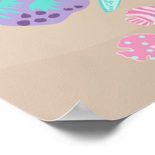 African Mermaid Birthday Banner Poster (Hoek)