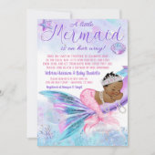 African Mermaid Long Distance Baby shower per post Kaart (Voorkant)