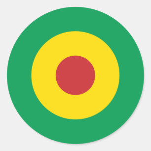 African Mod Ronde Sticker