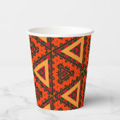 African Modern Kente Papieren Bekers (Achterkant)