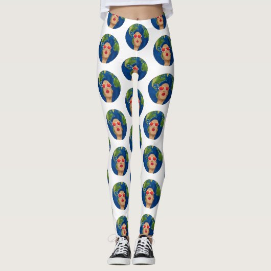 african mother earth day leggings (Voorkant)