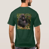 African Mountain Gorilla Great Apes T-shirt (Achterkant)