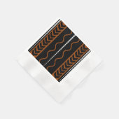 African Mud Cloth Design Napkins Servet (Hoek)
