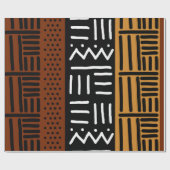 African Mud Cloth Gift Wrap Cadeaupapier (Vlak)