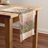 African Mud Cloth Table Runner Korte Tafelloper (Voorbeeld)