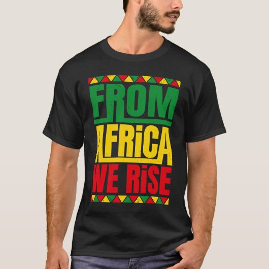 African Native African Americans Black History Mon T-shirt (Voorkant)