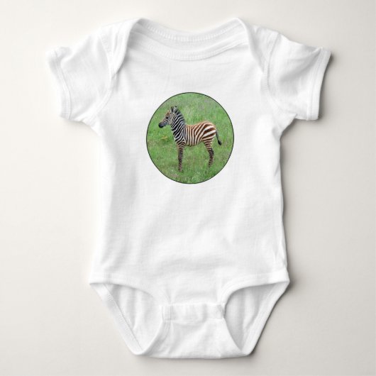 African Ngorongoro Baby Zebra Romper (Voorkant)