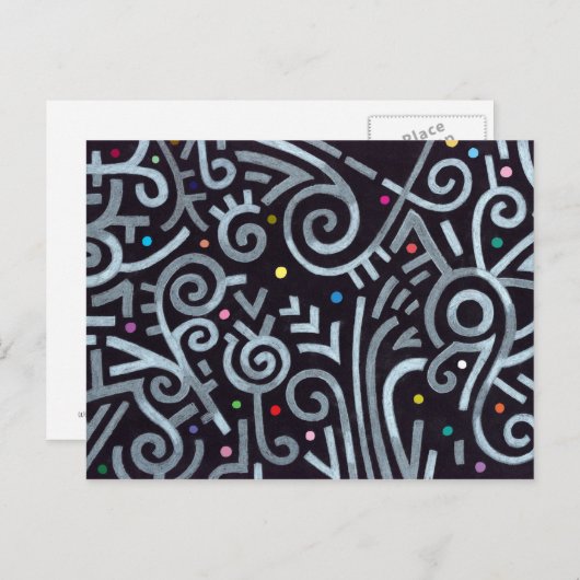 African Night Briefkaart (Voorkant / Achterkant)