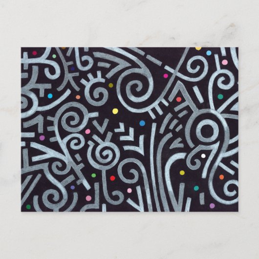 African Night Briefkaart (Voorkant)