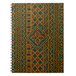 African Notebook Beaded Kente Notitieboek