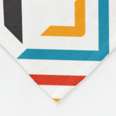 African Ornamenten Fleece Deken, groot 60" x 80" (Hoek)