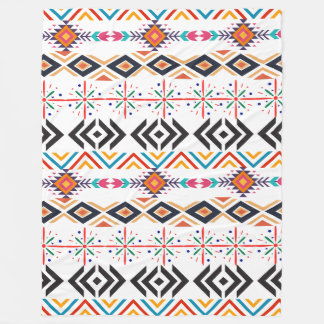 African Ornamenten Fleece Deken, groot 60" x 80" Deken