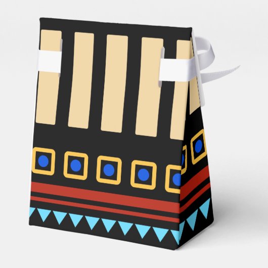 African Ornamenten Pattern Bedankdoosjes (Achterkant)