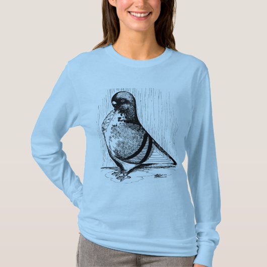 African Owl Pigeon 1978 T-shirt (Voorkant)