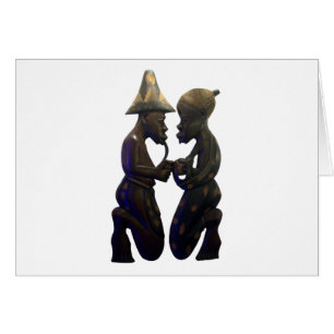 African Paired Hearts: een prachtig moment