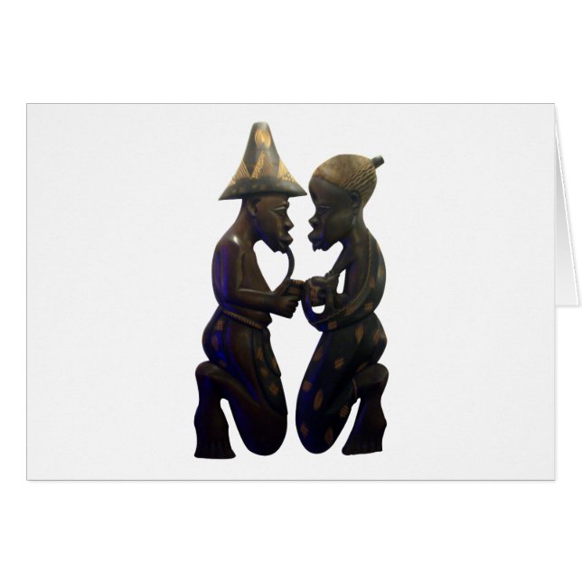 African Paired Hearts: een prachtig moment (Voorkant Horizontaal)