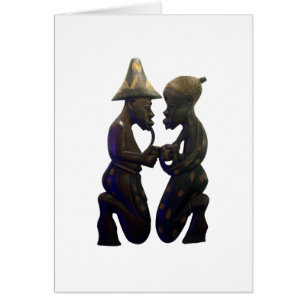 African Paired Hearts: een prachtig moment