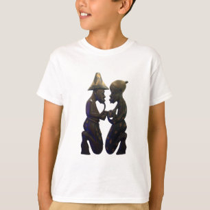 African Paired Hearts: een prachtig moment T-shirt