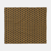 African Pattern Fleece Blanket Deken (Voorkant (Horizontaal))