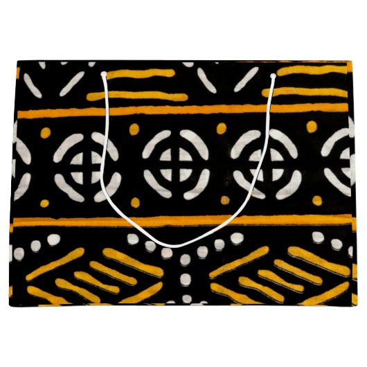 African Pattern Gift Bag Groot Cadeauzakje (Voorkant)