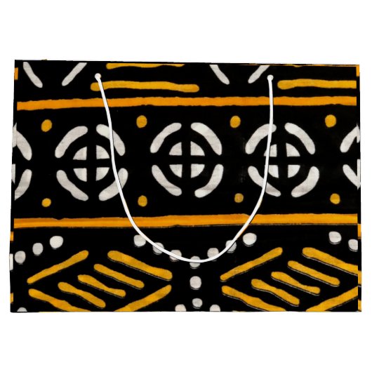 African Pattern Gift Bag Groot Cadeauzakje (Achterkant)