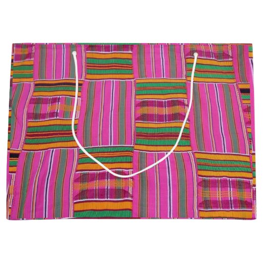African Pattern Large Gift Bag Groot Cadeauzakje (Voorkant)