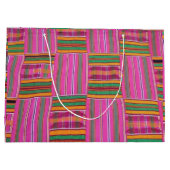 African Pattern Large Gift Bag Groot Cadeauzakje (Achterkant)