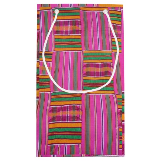 African Pattern Small Gift Bag Klein Cadeauzakje (Achterkant)