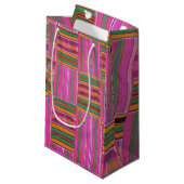 African Pattern Small Gift Bag Klein Cadeauzakje (Voorkant Gekanteld)