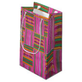 African Pattern Small Gift Bag Klein Cadeauzakje (Achterkant Gekanteld)